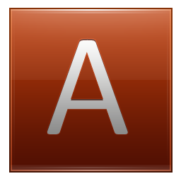 Letter A orange Vector Icons free download in SVG, PNG Format